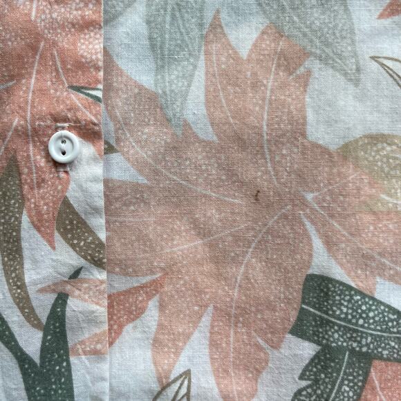 Vintage Hot Stuff Floral Aloha Hawaiian Camp Collar Shirt Button Up Pattern USA - Picture 7 of 10